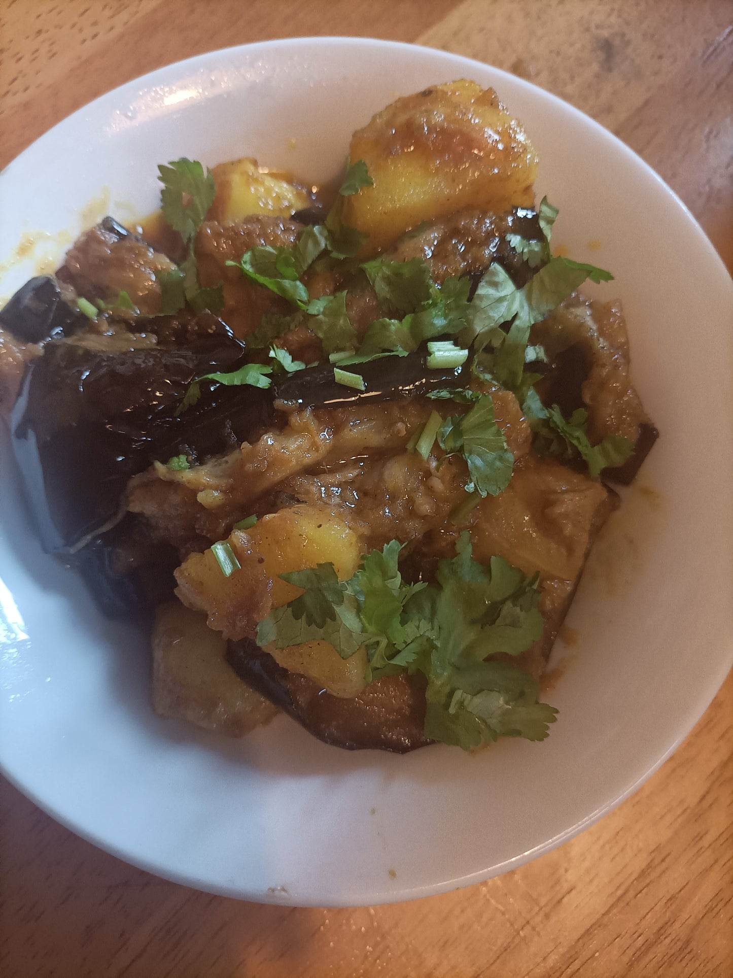 Takeaway Aubergine Curry